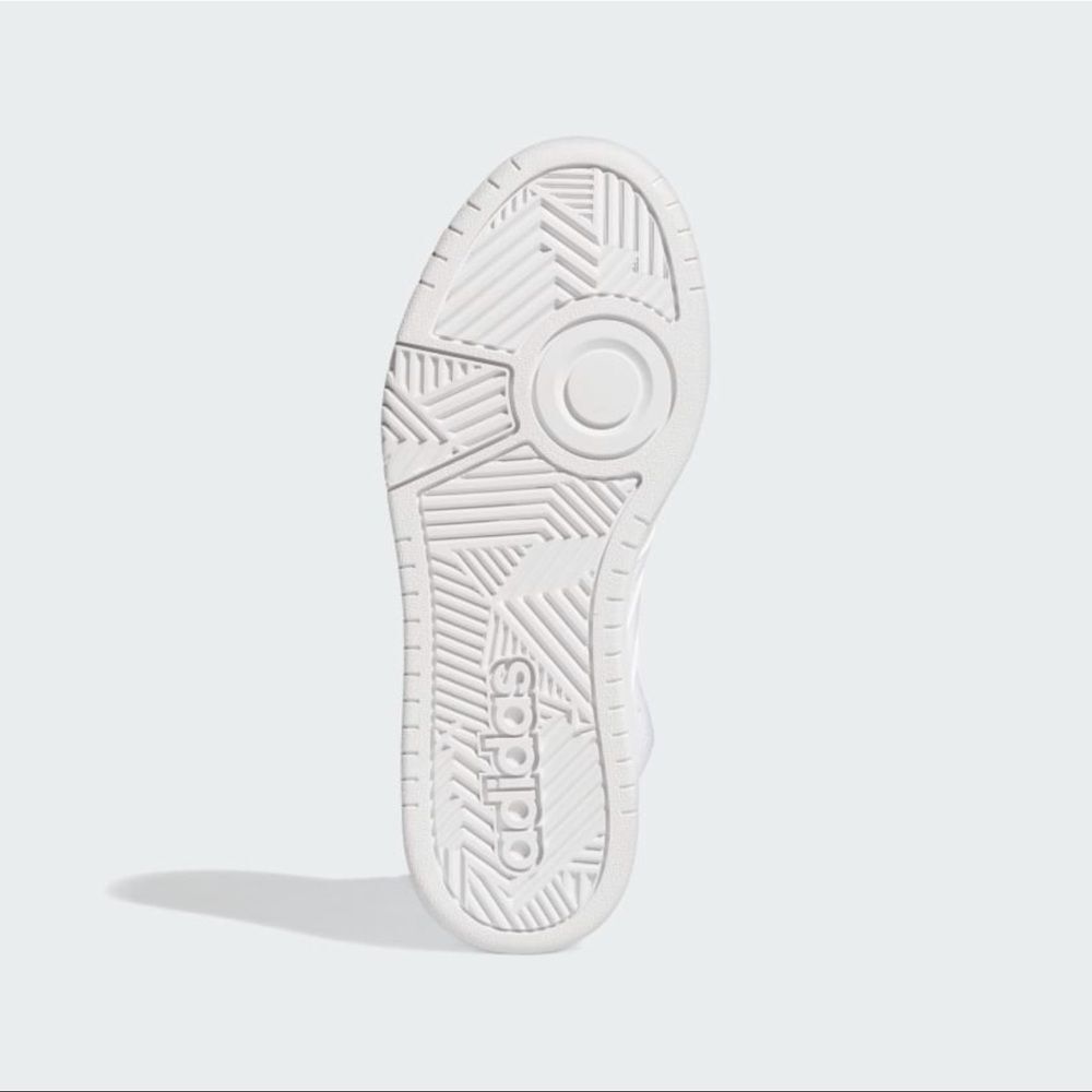 adidas Women 8 White Hoops 3.0 Mid Classic Shoes Tennis Shoes Sneakers Run SR6 - Picture 6 of 8